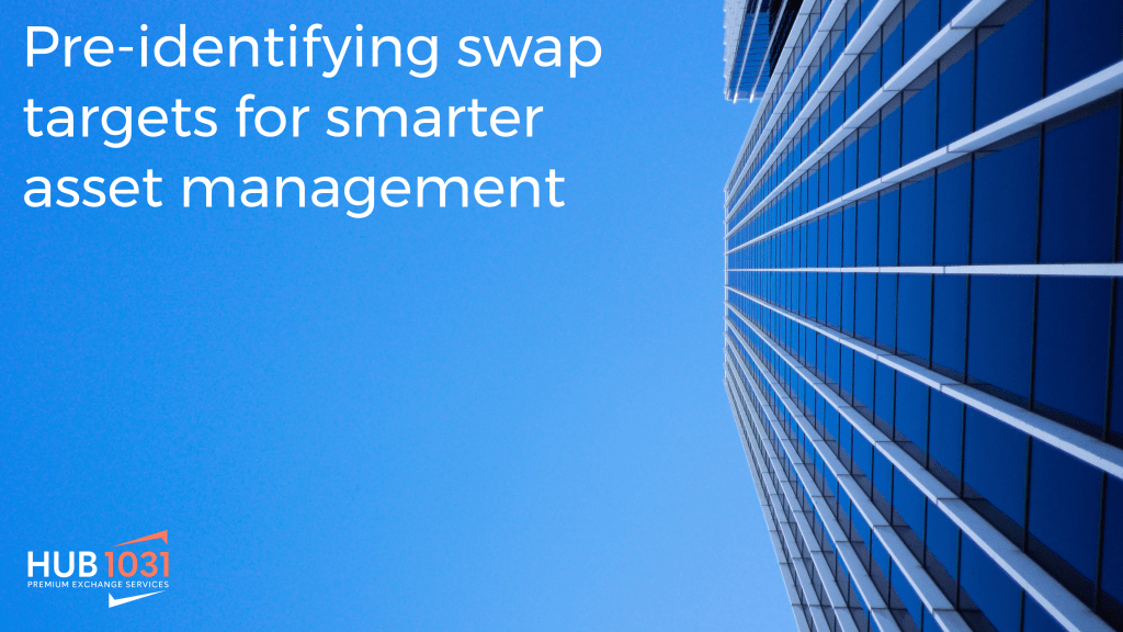 Pre-identifying swap targets for smarter asset management